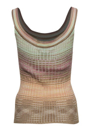 Current Boutique-Missoni - Pastel Striped Knit Tank Sz 10