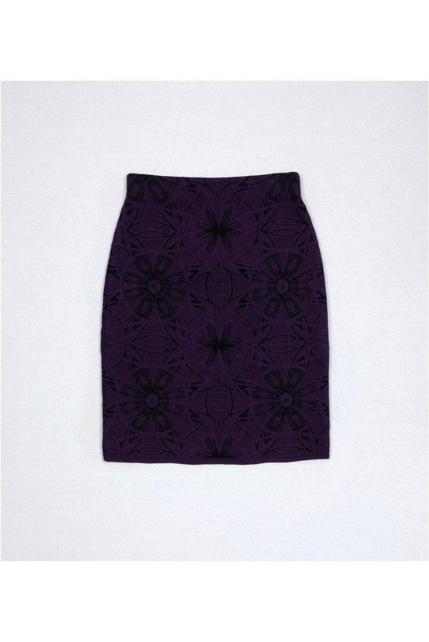 Current Boutique-Missoni - Purple & Black Skirt Sz 6