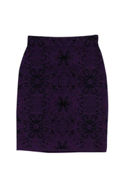 Current Boutique-Missoni - Purple & Black Skirt Sz 6