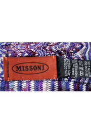Current Boutique-Missoni - Purple & Multicolor Knit Scarf