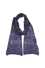 Current Boutique-Missoni - Purple & Multicolor Knit Scarf