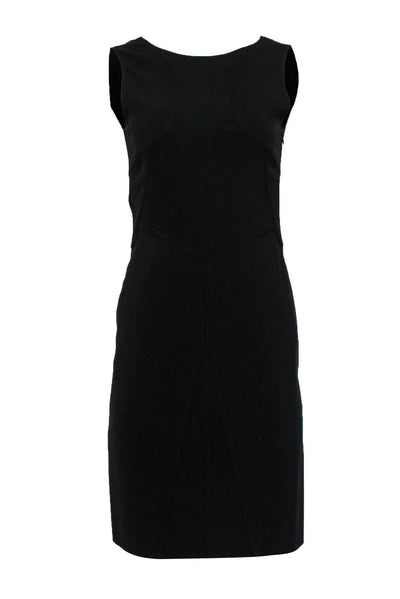 Current Boutique-Moschino - Black Fitted V-Back Dress Sz M