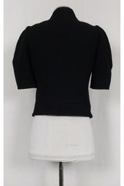 Current Boutique-Moschino - Black Short Sleeve Jacket Sz S