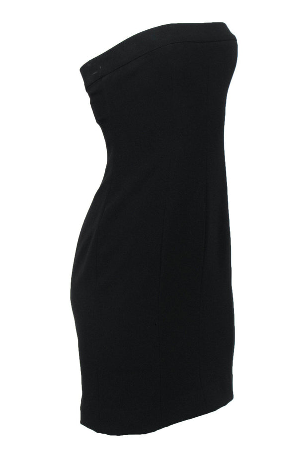 Current Boutique-Moschino - Black Strapless Bodycon Dress Sz 6