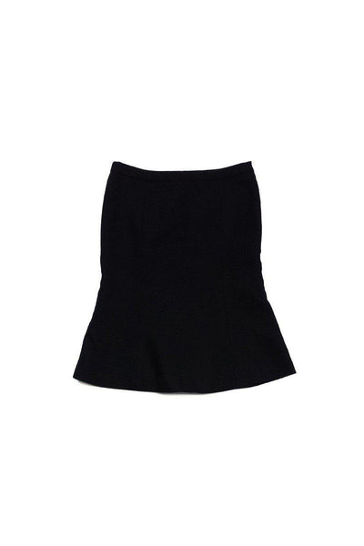 Current Boutique-Moschino - Black Wool Skirt Sz 8