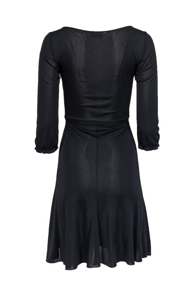 Current Boutique-Moschino Cheap & Chic - Black Fit & Flare Dress Sz 4