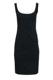 Current Boutique-Moschino - Vintage Black Stitched Bodycon Dress Sz 8