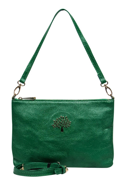 Current Boutique-Mulberry - Green Leather Convertible Crossbody & Shoulder Bag