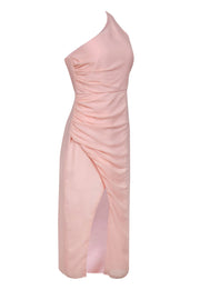 Current Boutique-NBD - Petal Pink One Shoulder Side-Gathered Gown Sz S