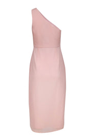 Current Boutique-NBD - Petal Pink One Shoulder Side-Gathered Gown Sz S
