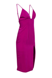 Current Boutique-NBD - Purple Sleeveless Fitted Midi Dress w/ Slit Sz XS