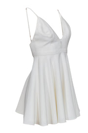 Current Boutique-NBD x Naven Twins - Cream Plunge A-Line Dress Sz XS