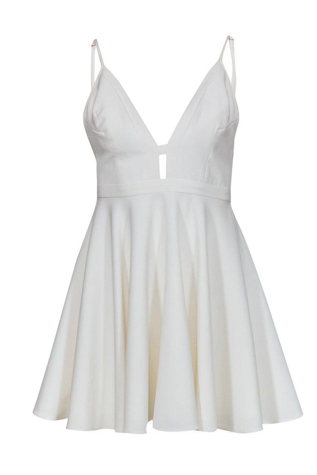 Current Boutique-NBD x Naven Twins - Cream Plunge A-Line Dress Sz XS