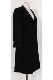 Current Boutique-Nanette Lepore - Black Double Breasted Coat Sz 12