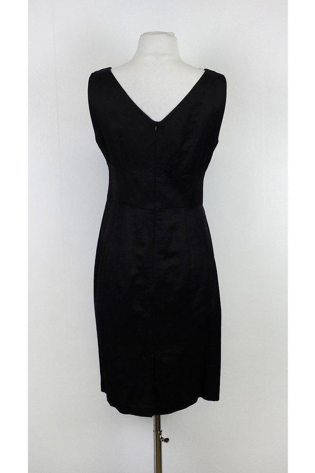Current Boutique-Nanette Lepore - Black Dress w/ Ribbon Front Detail Sz 6