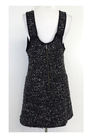 Current Boutique-Nanette Lepore - Black & Grey Tweed Sleeveless Dress Sz 8