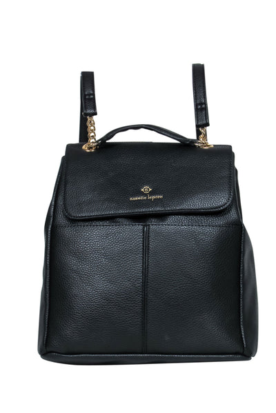 Current Boutique-Nanette Lepore - Black Mini Backpack Purse