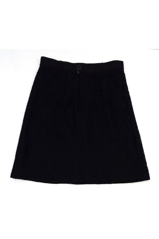 Current Boutique-Nanette Lepore - Black Paisley Print Skirt Sz 8