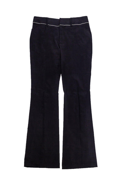 Current Boutique-Nanette Lepore - Black Straight Leg Pants w/ Silver Studs Sz 4
