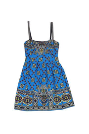 Current Boutique-Nanette Lepore - Blue Multicolor Print Dress Sz 0