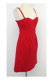 Current Boutique-Nanette Lepore - Carmine Textured Cotton Ribbon Reef Dress Sz 0