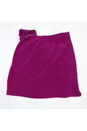 Current Boutique-Nanette Lepore - Fuchsia Silk Skirt Sz 2