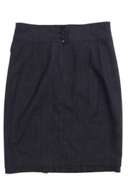 Current Boutique-Nanette Lepore - Gray Wool Blend Skirt Sz 8
