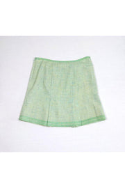 Current Boutique-Nanette Lepore - Green Pleated Skirt Sz 4