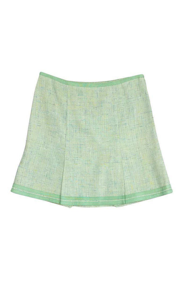 Current Boutique-Nanette Lepore - Green Pleated Skirt Sz 4