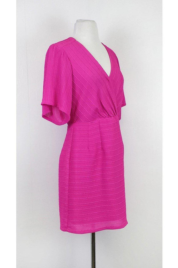 Current Boutique-Nanette Lepore - Hot Pink Textured Dress Sz 2