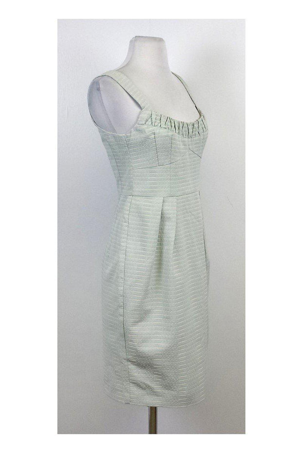 Current Boutique-Nanette Lepore - Light Blue Textured Pleat Dress Sz 4