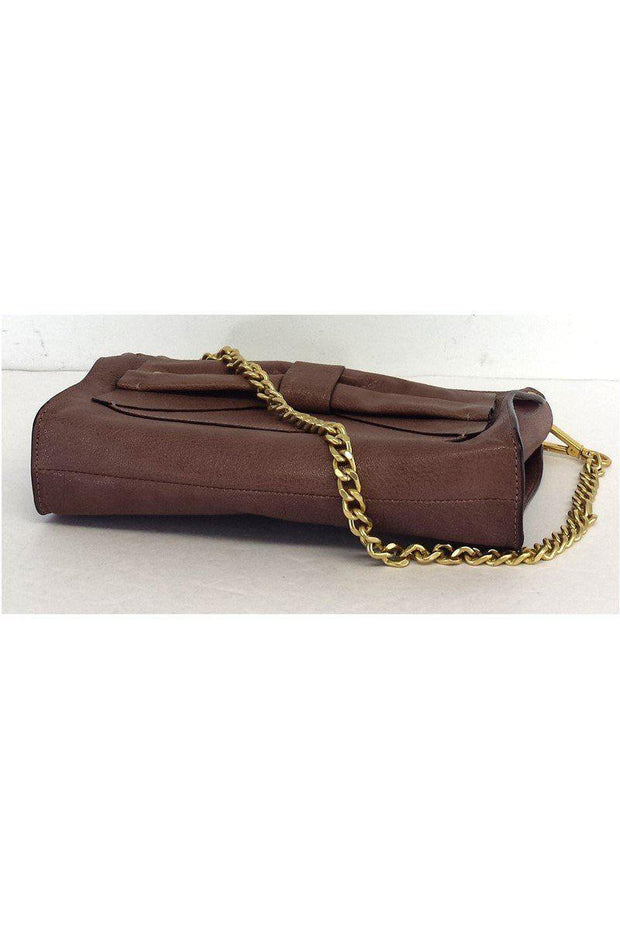 Current Boutique-Nanette Lepore - Mauve Leather Bow Shoulder Bag