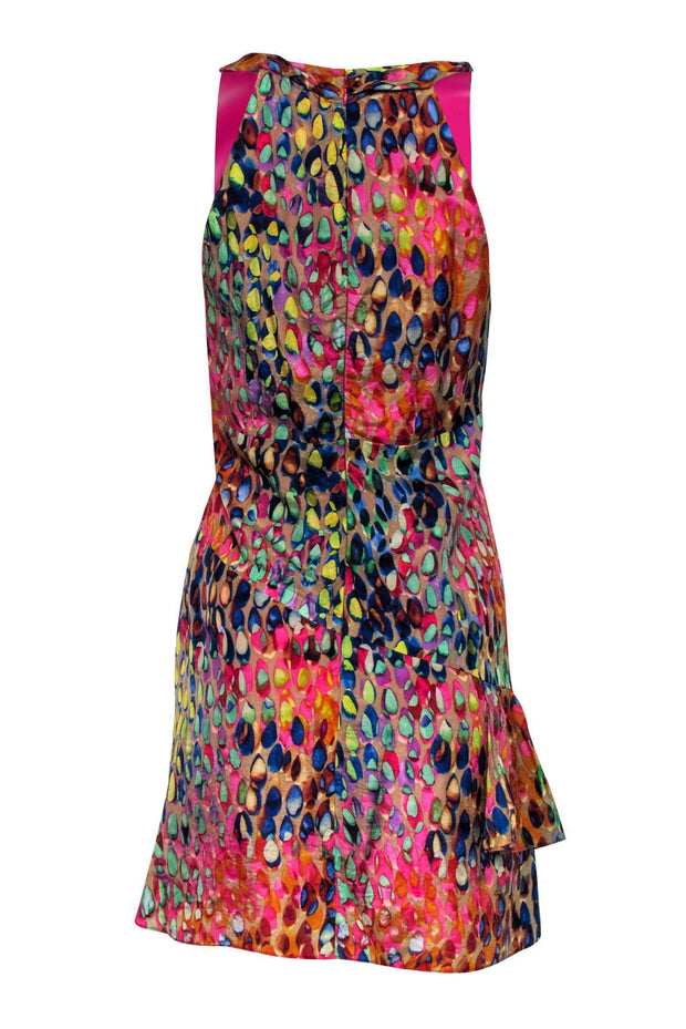 Current Boutique-Nanette Lepore - Multicolored Bright Printed Shift Dress Sz 8