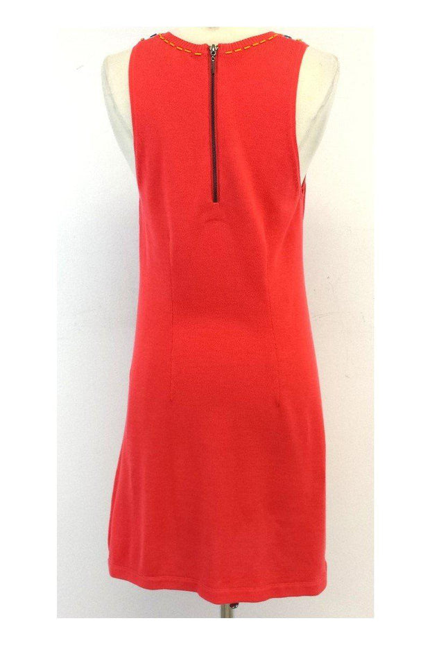 Current Boutique-Nanette Lepore - Orange Beaded Dress Sz M