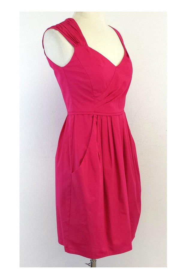 Current Boutique-Nanette Lepore - Pink Cotton Blend Dress Sz 0