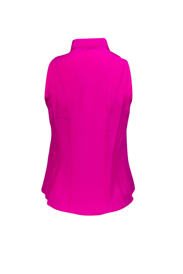 Current Boutique-Nanette Lepore - Pink Silk Button-Up Top Sz S