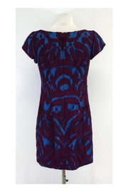Current Boutique-Nanette Lepore - Purple & Blue Lace Dress Sz 6
