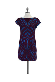 Current Boutique-Nanette Lepore - Purple & Blue Lace Dress Sz 6