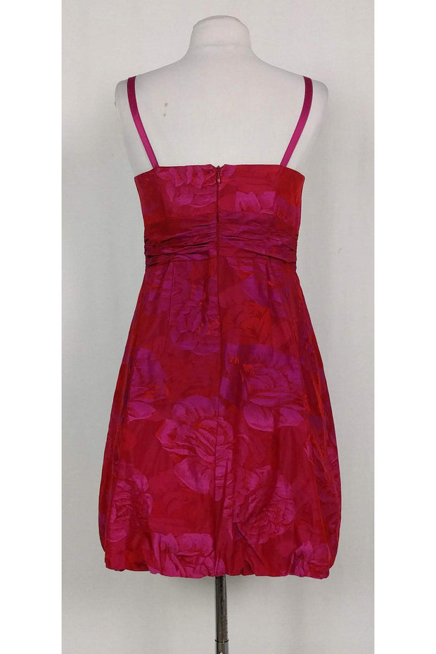 Current Boutique-Nanette Lepore - Red & Pink Floral Dress Sz 4