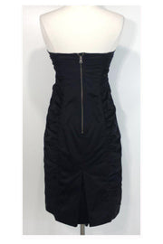 Current Boutique-Nanette Lepore - Siren Ruched Cotton Strapless Dress Sz 2