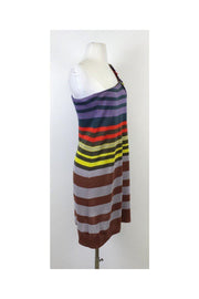 Current Boutique-Nanette Lepore - Striped One Shoulder Dress Sz S