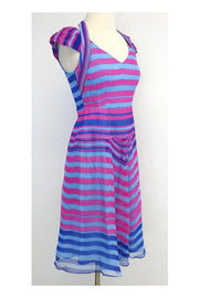 Current Boutique-Nanette Lepore - Talent Show Striped Silk Dress Sz 0