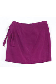 Current Boutique-Nanette Lepore - Violet Ruffle Bow Silk Skirt Sz 6