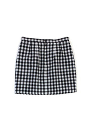 Current Boutique-Nanette Lepore - White & Black Checkered Skirt Sz 8