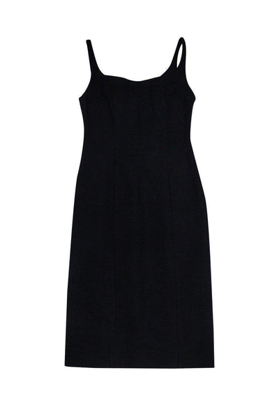 Current Boutique-Narciso Rodriguez - Black Fitted Dress Sz 2