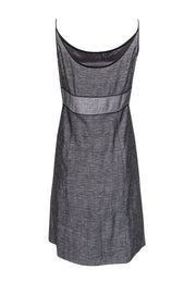 Current Boutique-Narciso Rodriguez - Dark Gray & Black Tank Dress Sz 8