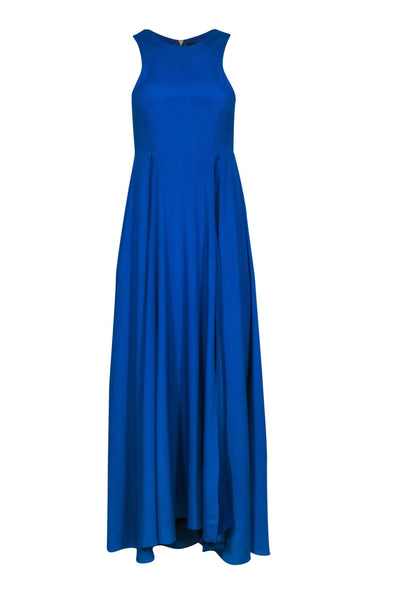 Current Boutique-Naven - Cobalt Blue Maxi Dress w/ Front Slit Sz XS