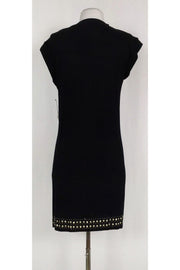 Current Boutique-Nicole Miller - Black Beaded Dress Sz S