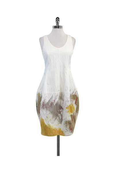 Current Boutique-Nuovo Borgo - White Brush Stroke Bubble Dress S 4