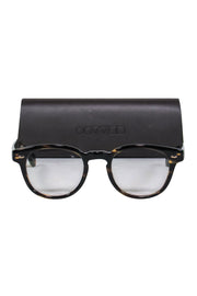 Current Boutique-Oliver Peoples - Brown Tortoise Shell Round Clear Glasses